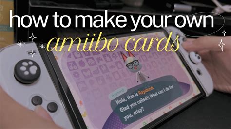 how to crate nfc amiibo cards with iphone|make your own amiibo online.